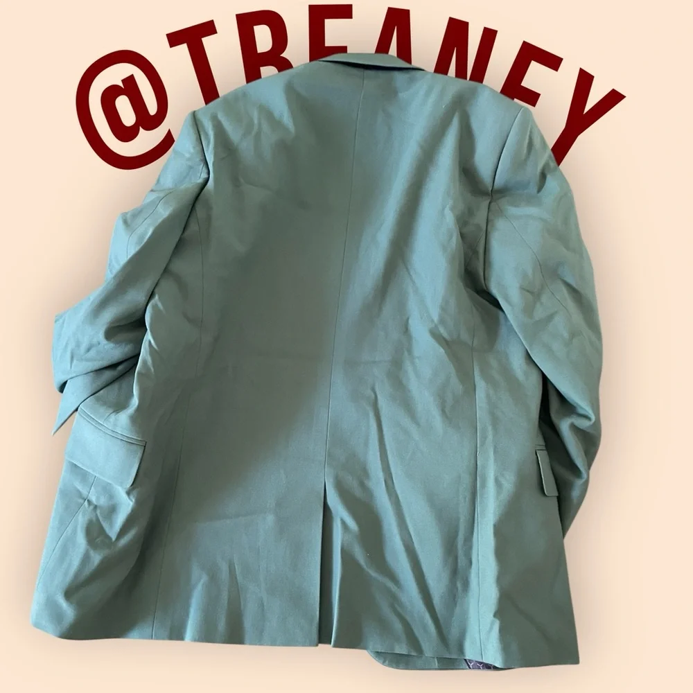 ASOS Teal Suit for Men - Jacket, Pants, Bow tie - Picture 4 of 10